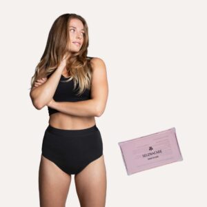 High-Waist Period Underwear with Heat and Cold Pad